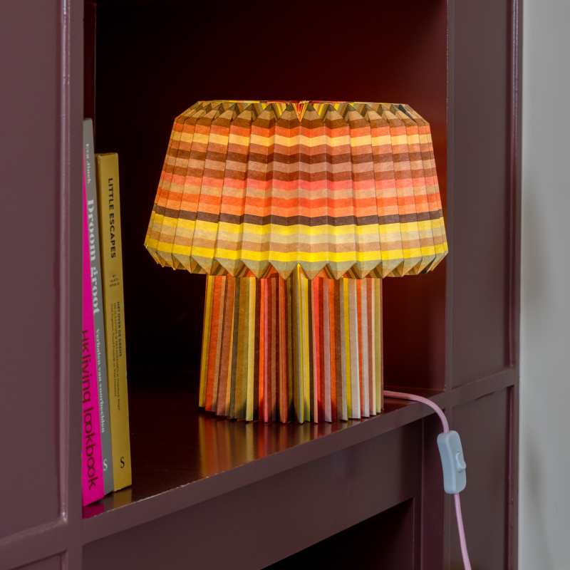 Χάρτινο επιτραπέζιο φωτιστικό "Anna loops" - Remember - Image 2