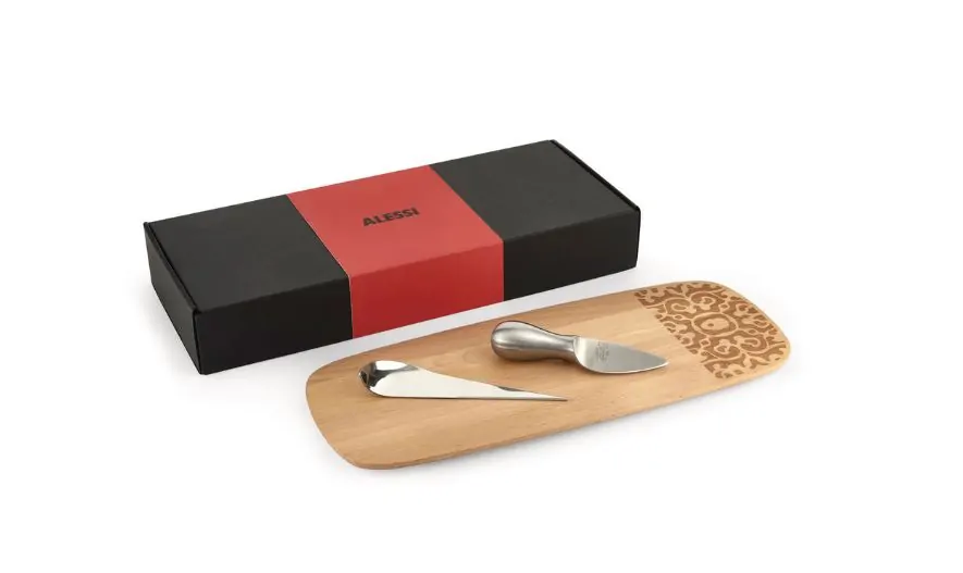 Σετ τυριού με ξύλινη βάση σετ/3 - Alessi