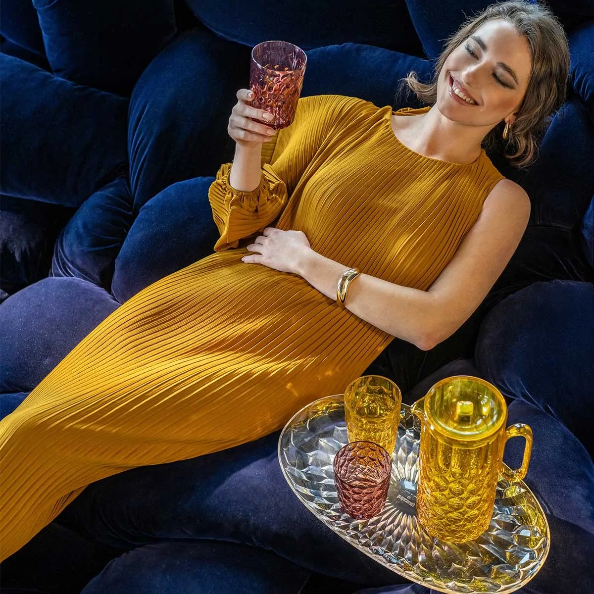 Ακρυλικός δίσκος οβάλ "Vanity Clear" 32x19,5εκ. - Guzzini - Image 2