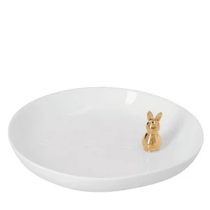 Μπωλ πορσελάνης με χρυσό λαγουδάκι - Räder