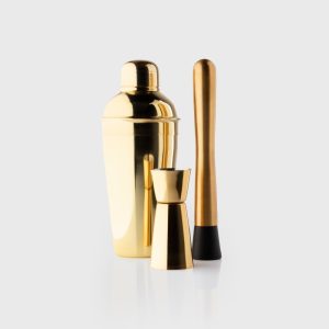 Taproom Coctail Set χρυσό σετ/3 - Taylor's