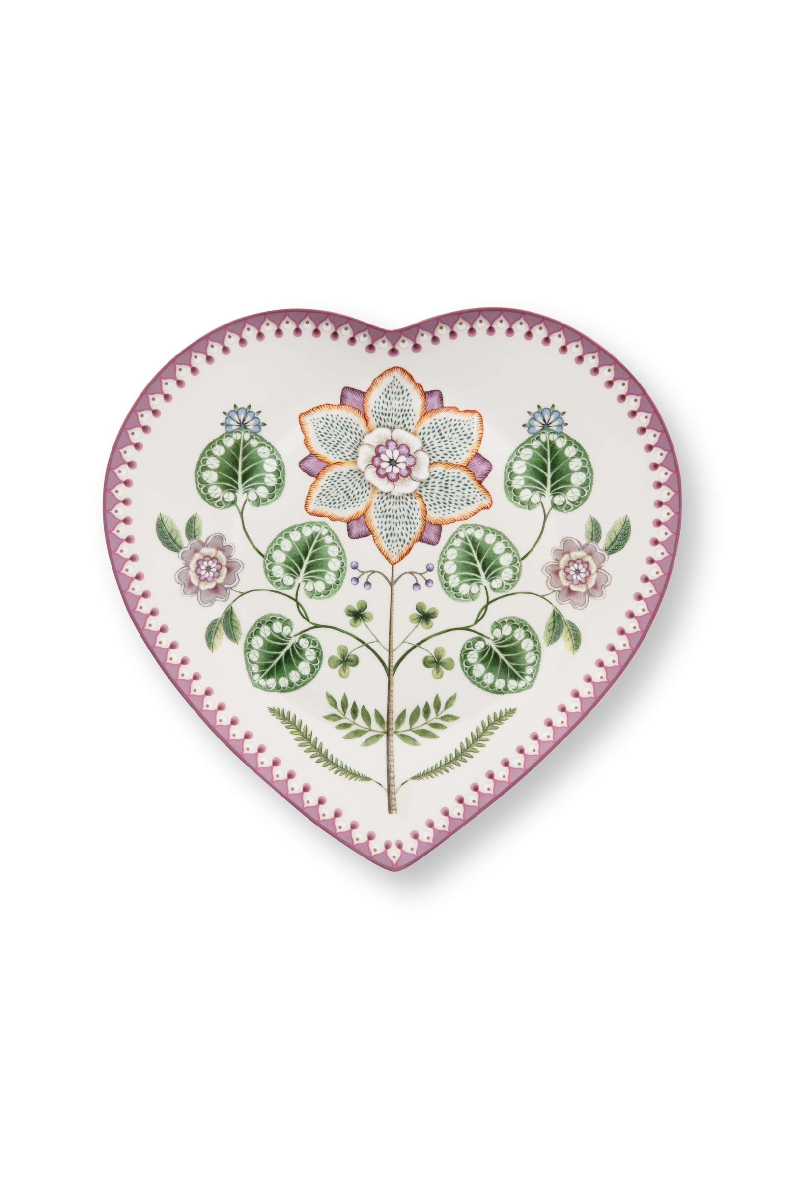 Lily&Lotus πιάτο σχήμα καρδιάς λιλά 21,5εκ. σετ/2- Pip Studio - Image 2
