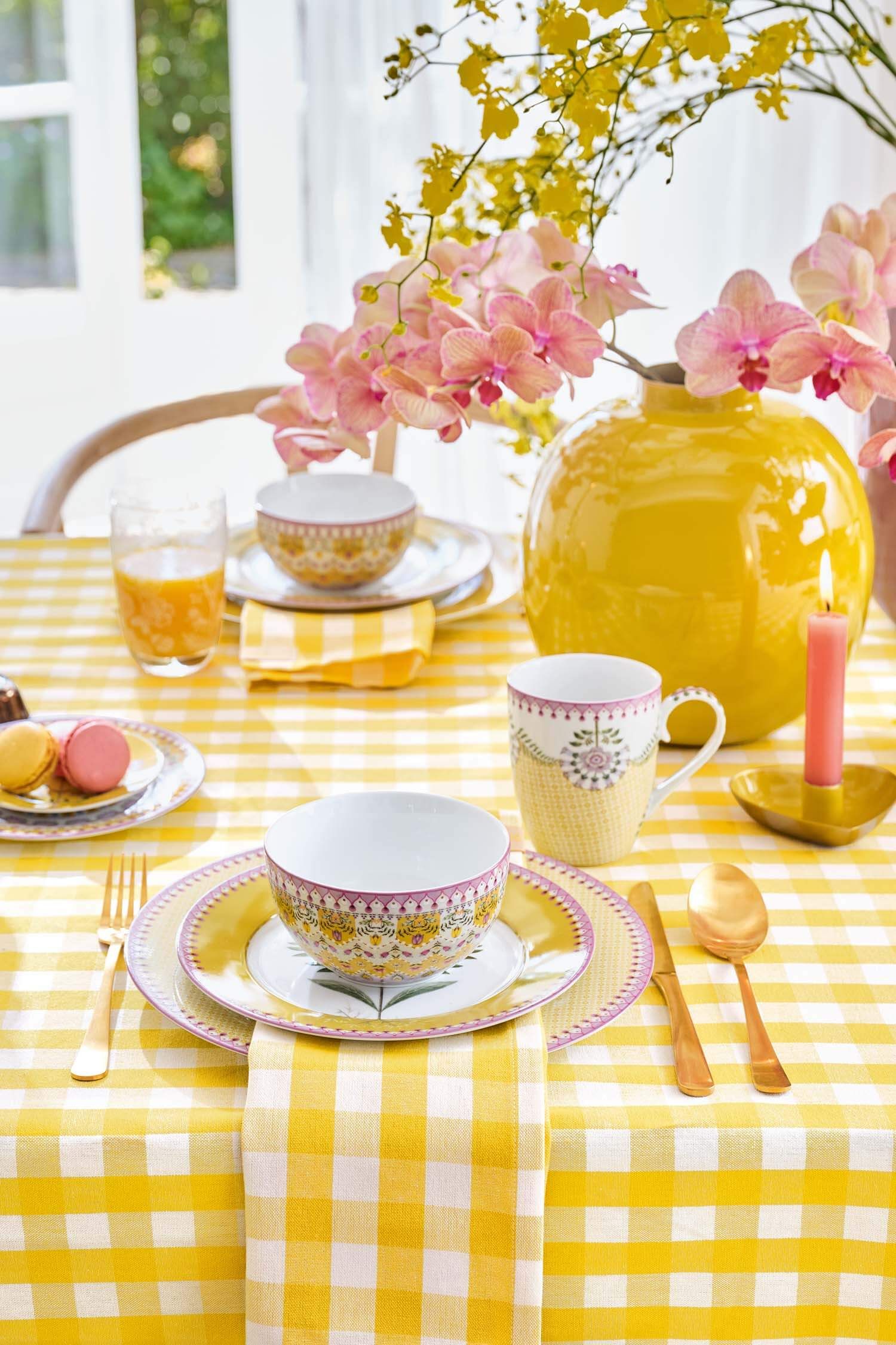 Lily&Lotus Tiles κούπα κίτρινη 365ml. - Pip Studio - Image 3