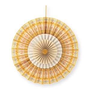 Κρεμαστή ροζέτα χάρτινη κίτρινη 40εκ. - Pip Studio