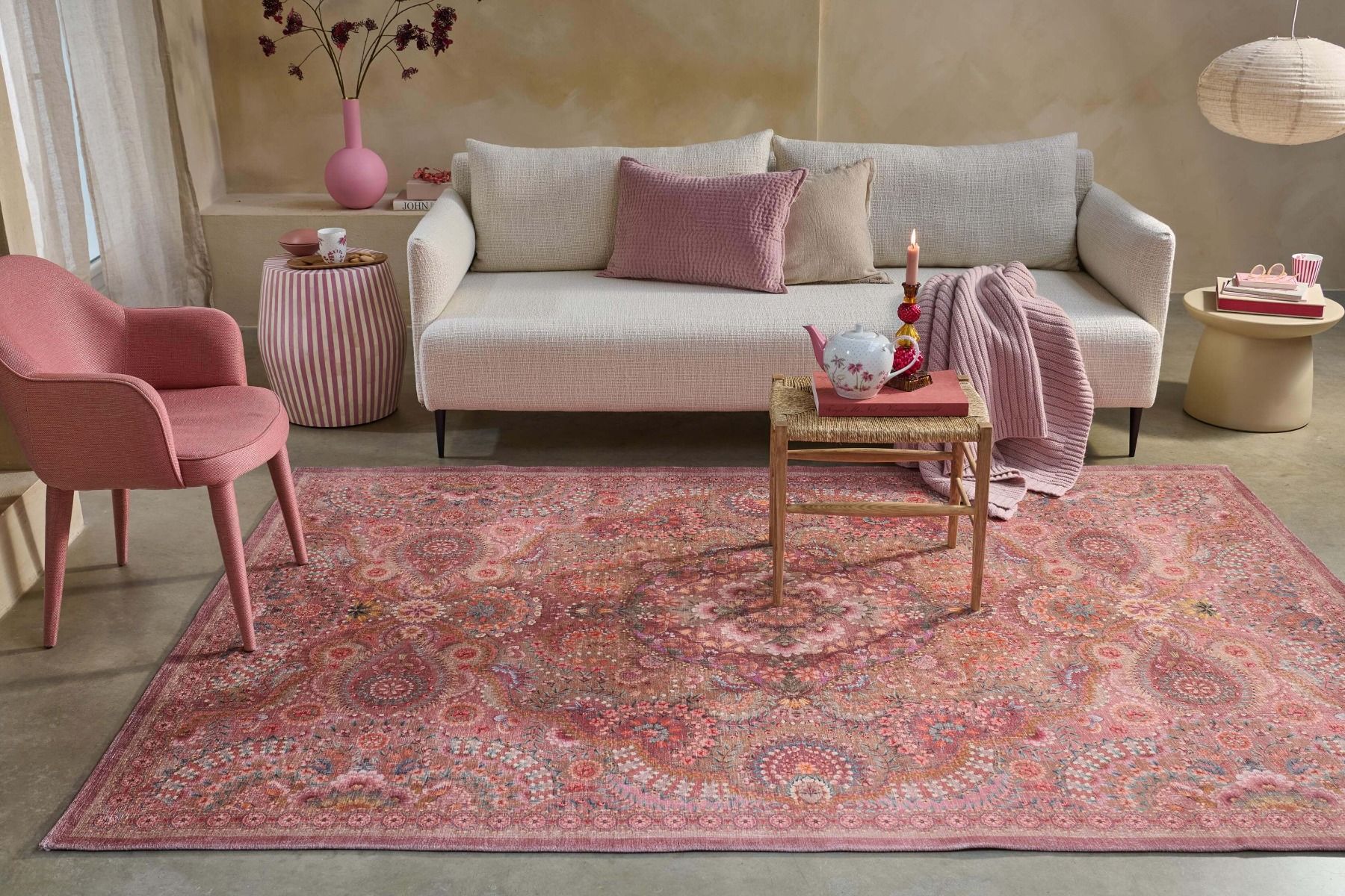 Χαλί Moon Delight ροζ 185x275εκ. - Pip Studio - Image 2