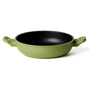 CookColor αντικολλητικό πλακερό πράσινο 28εκ. - Guzzini