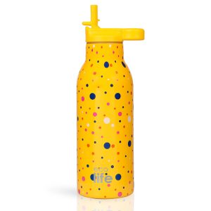 Μπουκάλι thermos "Dots In Yellow" 550ml. - Ecolife