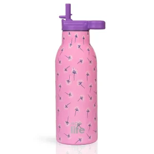 Μπουκάλι thermos "Pink Dandelion" 550ml. - Ecolife