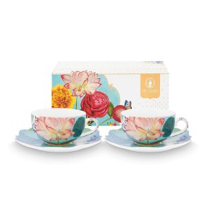 Royal Flowers κούπα τσαγιού 225ml. σετ/2 - Pip Studio